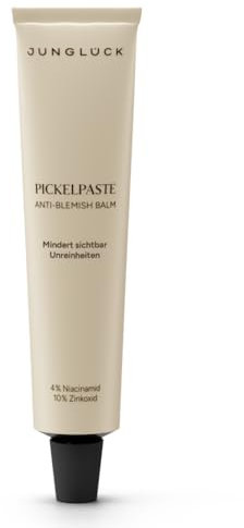 JUNGLÜCK Pimple Paste - Vegan | Creamy zinc paste against pimples and blemishes | Anti-pimple cream for the face has a localised, soothing and anti-inflammatory effect | Spot Treatment