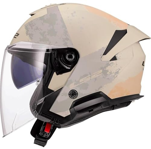 LS2, Jet-Motorradhelm VERSO II AQUA Ivory, M