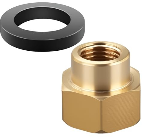 Adaptador de transición para estufa de gas,Conectores de Manguera de Gas 1/2 a 1/4,Adaptador de Latón,Acoplamiento de tubería roscado de latón