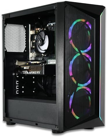 XUM CMP 510 Gaming PC Ryzen 5 5500 RTX 5060 32GB RAM 512GB SSD 1TB HDD | AMD Ryzen 5 5500, RTX 5060 8GB, 32GB DDR4 RAM, 512GB NVMe SSD, 1TB HDD, 650W PSU 80+ Bronze, WiFi 5, Windows 11 Home