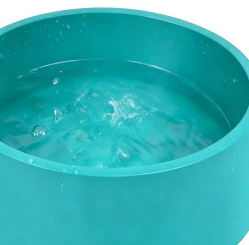 Beheizte Wasserschüssel – 3,2 L Warme Trinkschüssel | Rutschfestes -Trinkgerät | Beheizte Haustiertränkeschale, Vogelbad Für Kleine, Mittelgroße Und Große Welpen, Hühner, Vögel, Drinnen