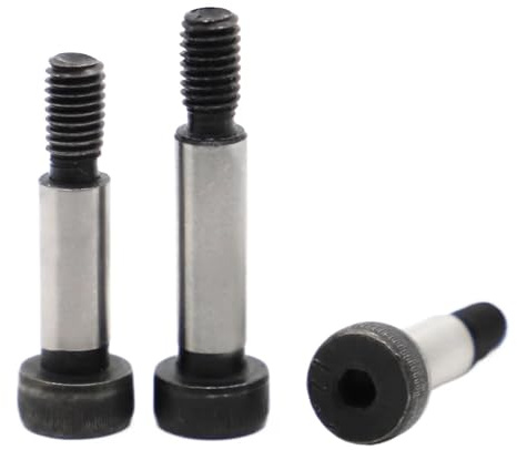 linghaih 1 Stück Stahl der Güteklasse 12,9, Innensechskant, Kopf, Schulter, Rollenlager, Schraubenbolzen, M5, M6, M8, M10, Durchmesser = 6, 8, 10, mm(25mm,M10 Shoulder dia12mm)