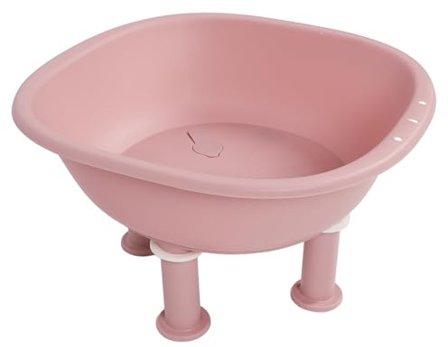 Sunydog Bidé de Maternidad, Baño de Asiento Portátil con Orificio para Colgar, Asiento Terapéutico para Mujeres Embarazadas, Nuevas Madres y Pacientes con Hemorroides, Gran Capaci (Rosa)