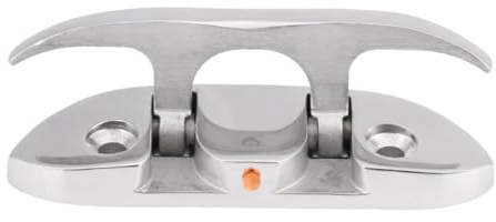 VOBOR Klampe, 4-1/2 Edelstahl Bootsklampe, Marine Faltklampen Klappklampen, Bootsliegeplatz Dock Cleat, Klampe Edelstahl für Marine Boat Yacht