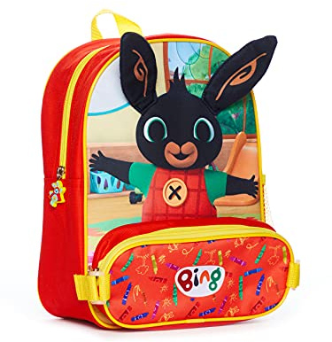Bing Zaino per bambini con astuccio a forma di coniglietto