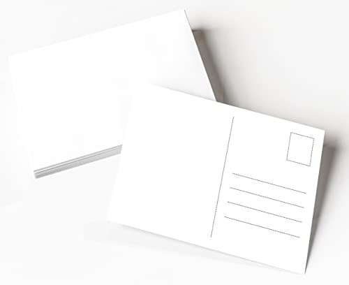 Clever Pool, Blanko Postkarten zum Selbstgestalten, Postkarte aus weißem Karton, Postkarten zum Bedrucken (35 x DIN A6)