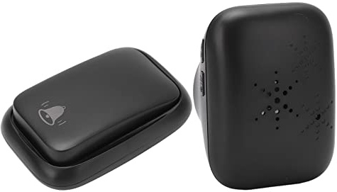 Sonnette sans fil, sonnette étanche AC110-230V sans batterie pour hôtels pour personnes âgées Prise UE