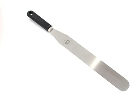 METRO Professional Spatola, 30 cm, in acciaio inox, lama flessibile, bordo liscio, 1 unità