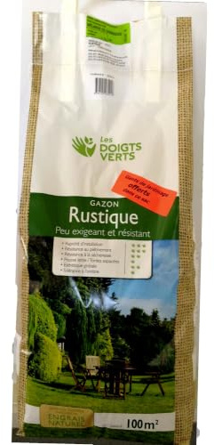Les doigts verts, Gazon Rustique enrichi 3 kg