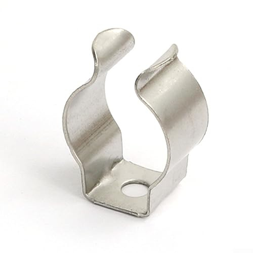 10 Pcs Assorted Tool Spring Terry Clips Heavy Storage/Shed Garage Open Type Spring Steel Tool Clips - 28mm