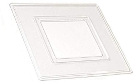 2X Clear Single Light Switch Socket Finger Plates Surround Wall Protector Cover