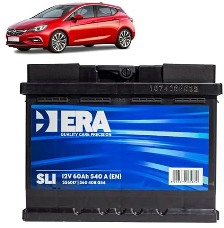 Batteria 60Ah per Opel Astra J 1.4 benzina 2009-2015