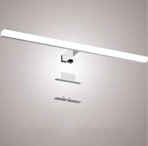 SSNCcNC LED Badlampe Spiegelleuchte Make Up Spiegel Licht 12W Modern Badleuchte Spiegellampe Aluminium Wasserdicht Neutrales Licht 4500K Wandleuchte Bilderleuchte L:60CM
