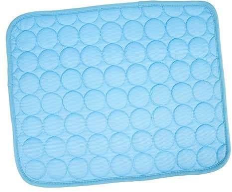 MERRYHAPY 3st Haustiermatte Hund Schlafmatte Hundematte Kühlung Katzenkühlmatte Für Den Innenbereich Hund Kühlmatte Kühlendes Katzenbett Kühldecke Für Welpen Kühldecke Haustier Gel Tuch Blue