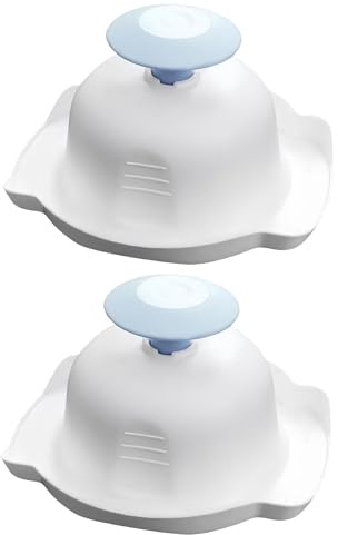 2Pcs Blue Food Safety Holder for Mandolin Slicer or Grater,Finger Anti-Cut Protectors for Vegetable Grater,Peelers and Slicers, Graters, Food Slicer Cutter Finger Guard for Mandoline Slicer