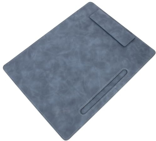 GALPADA Dossier Plastique Bleu avec Planchette Pince Multifonction Portable et Léger Support Écriture pour Bureau École et Réunions Professionnelles