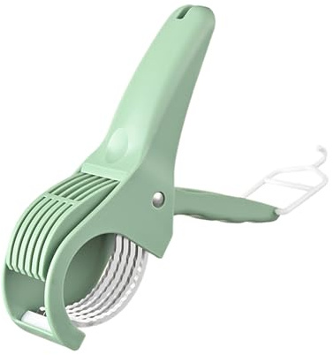 Trituratore per insalate - Aiutante da cucina portatile a mano 17,5 x 6,2 cm, affettatrice per cetrioli creativa, pratico utensile da cucina per preparare insalate, verdure, frutta, casa, cottura