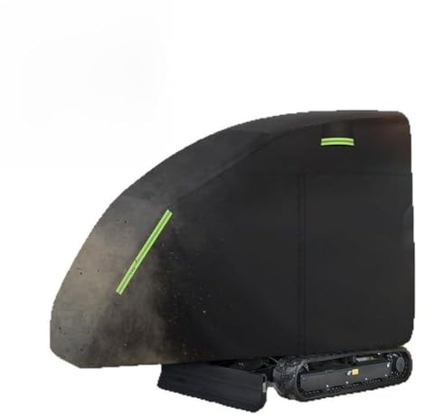 Helilyco Housse de protection solaire imperméable et anti-poussière pour mini pelleteuse Bobcat Kubota Takeuchi Yanmar, polyester Oxford 420D 210D, noir, 356,6 x 114,3 x 190,5 cm