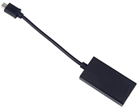 Adaptador de cable micro USB MHL a HDMI 1080p HD para teléfono Android, Samsung, Sony, plástico, color negro