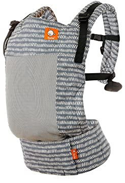 Tula Coast Free-To-Grow bärsele för nyfödda från födseln, ergonomisk babybärväska med nät ryggpanel (Coast Beyond)