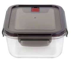 ZWILLING Set 4 Stück Gusto Glasdose Vorratsdosen aus Glas rechteckig 1400 ml Auflaufform Backform