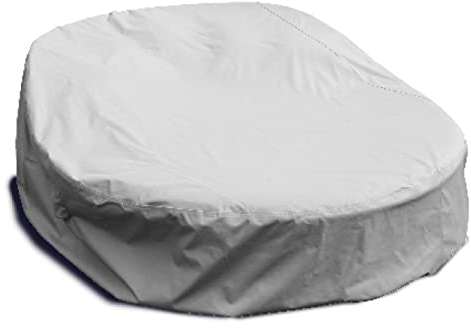 Mehr Garten Abdeckung Sonneninsel, Ø205x55/80 cm, grau, Oxford 600D Gewebe, Schutzhülle für Sonneninsel, wasserdicht, UV-beständig und wetterfest