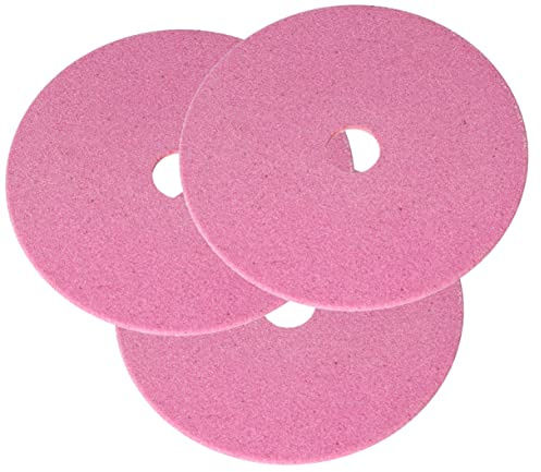 KOTARBAU® Uppsättning av 3 slipskivor för sågkedjeslipmaskin, rosa sågkedjeslipare