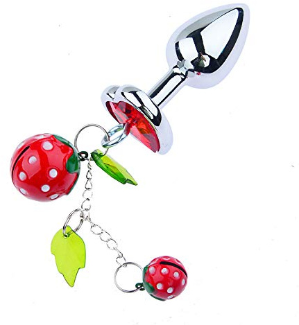 Relleno de culo anal seguro Metal relleno de culo anal juguetes sexuales con diamantes de cristal juguetes anales primarios adultos fetiches sexuales (m)