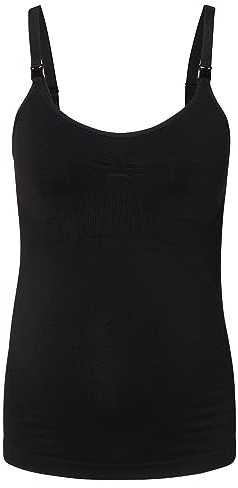 Noppies Evi sömlös Sensil® Nursing top, Svart – P090, M/L