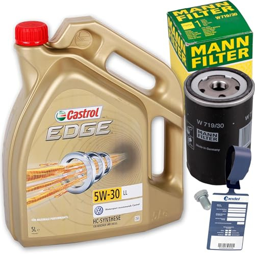 Ölfilter HU719/30 + 5W30 für T5 Golf 4-6 Caddy 3 A3 A4