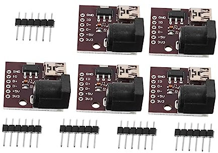 Gatuida 5stücke Mini USB Stromversorgungsmodul Mit Ladeanschluss USB-lademodul Sicher Und Effizient Eingangsspannung Ersetzen
