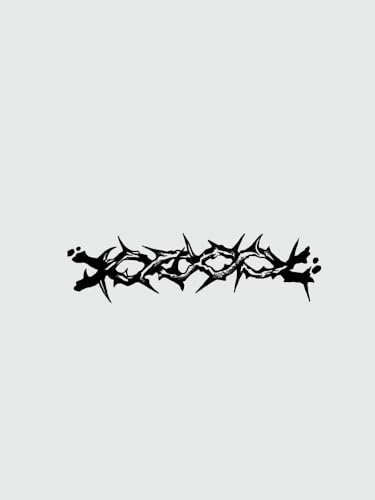 Thorn Chain Juice Plant Ink Waterproof Semi-Permanent And Long Lasting 2 Weeks Temporary Tattoo Sticker Arm Back Chest