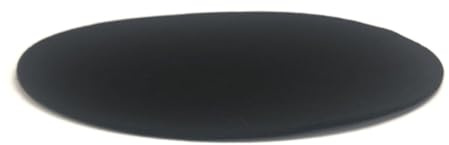 Untersetzer aus Filz, 5 mm dick, rund, D 35 bis D 50 cm, 20 Farben, Tisch Sideboard Regal Kommode Blumenvase Topf Teller Schüssel Pfanne (140 schwarz, D 45 cm)