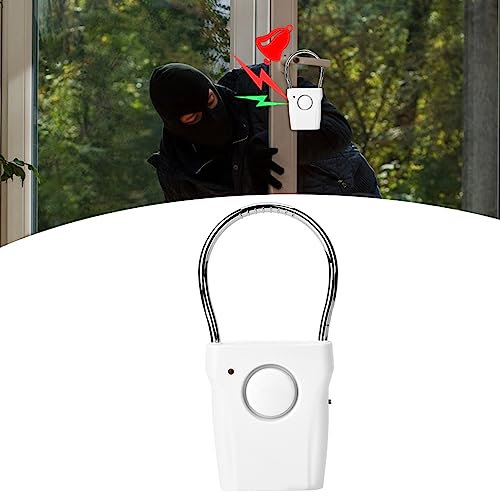 120 dB Berührungssensor, Türgriff, Fenstersensor, Alarm, Diebstahlschutz, Vibration, Fenster, Einbrecheralarm, Heimsicherheit für Haus, Büro, Fabrik ﻿