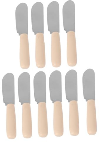 Cabilock 3 Sätze Sahnespatel Käsemesser Für Zu Hause Butterspatel Brot- Und Buttermesser Altes Buttermesser Butterstreichmesser Backen Diy Backcremestreuer Plastik 10 Stück * 3