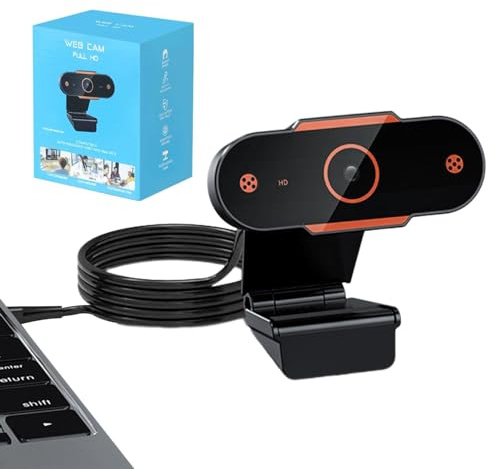 Cámara De Cámara Web USB - Cámara Web, Cámara De Transmisión En | Múltiples Ajustables Usos Web Portátiles Web, Cámara Web De Computadora HD Webcam USB Para Clases En Línea, Videoconferencias Y T