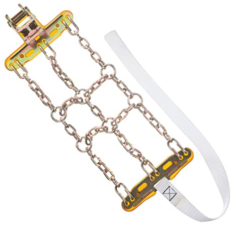 FUNOMOCYA Cadenas Nieve para Neumáticos de Coche Cadenas Antideslizantes para Neumáticos de Tracción de Camionetas Invierno Color Aleatorio