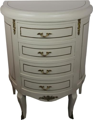 Casa Padrino Comò Barocco Nero/Oro Larghezza 68 cm - Mobili in Stile Antico