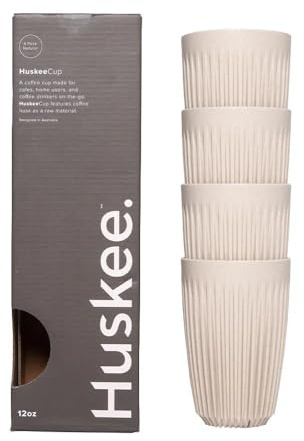 Huskee - HuskeeCup (4-Pack) (Natural, 12oz)