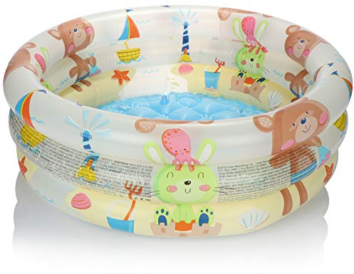 com-four® Piscina Rotonda per Bambini - Piscina Gonfiabile per Bambini - Piccola Piscina da Terra per Il Giardino - ca. 61 x 22 cm