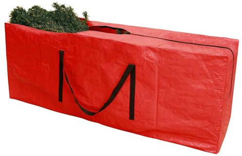 PATIO PLUS Aufbewahrungstasche für Weihnachtsbaum für 2.3m, Künstlicher Weihnachtsbaum Aufbewahrungstasche (Rot 120x25x45cm)