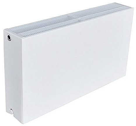 Universal-Planheizkörper 33/600/800-6 Anschlüsse: 2x recht ½“IG, 2x links ½“IG, 1x Doppelanschluss (2x ½“IG) Unterseite ein - Verkehrsweiß (RAL 9016) - qpool24