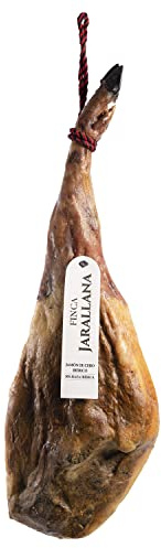 Finca Jarallana - Jamón de Cebo Ibérico 50% - Pieza de 9 kg con Secado Natural - Cerdos de Raza Ibérica Criados en Régimen Extensivo