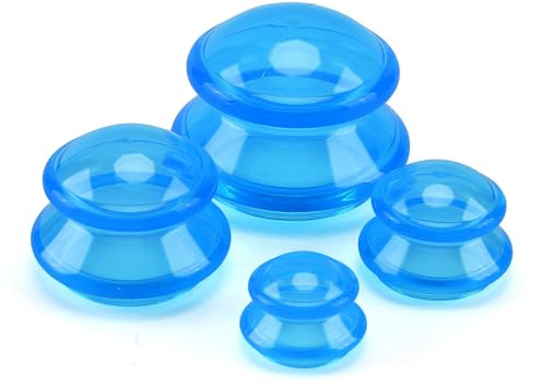 Set di coppettazione in silicone, set professionale per studio e casa, tazze per massaggi cinesi per riduzione della cellulite, kit di coppettazione per dolori muscolari e articolari, massaggiatore