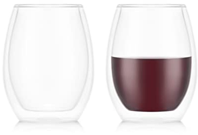 Bodum SKÅL Double Wall Merlot Glass 2 pc. set
