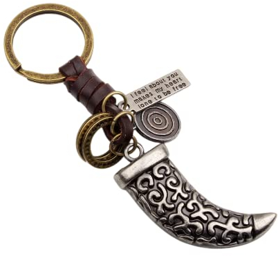 ZDHC Samurai Schwert Schild Maske Schlüsselanhänger Leder Metall Katana Schlüsselanhänger Personalisierter Mini Charm für Frauen Männer Autoschlüssel Tasche Anhänger, Silber 2, One size