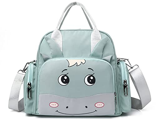 Lazeny Baby Wickelrucksack Rucksack Wickeltasche Multifunktional Mutter Babytasche Mama Reisetasche Große Kapazität Rucksack Baby Flaschen Tasche Reise Backapack Handtasche UmhäNgetasche (Blau)