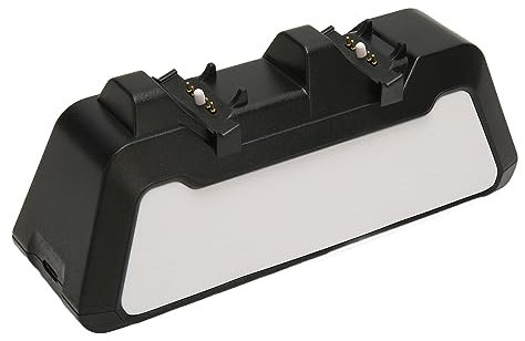 PS5 Controller Charger Station with Fast Charging AC Adapter 5V 2A, Dual Controller Charging Stand for PS5, Docking Station Replacement for PS5