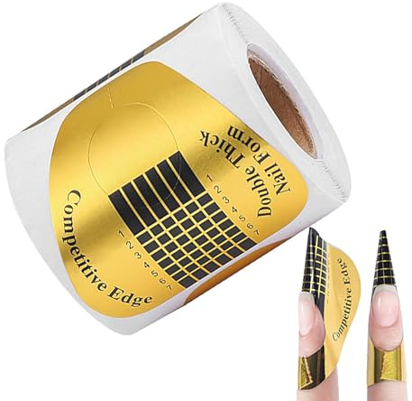 Nail Form Sticker | Hästskoformade nagelbyggare med siffror märkta - Nail Extension Tips för Gel Nail, Nail Shaper för Nail Art Tips Onlynery