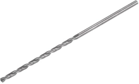 QUARKZMAN Hartmetall-Bohrer Extra lang 100 mm, ⌀3 mm YG6X/C3 Wolframstahl-Spiralbohrer für Edelstahl Aluminium Metall Kunststoff